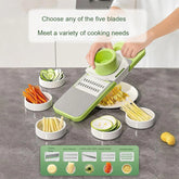 5 IN 1 Stainless Steel Vegetable Cutter - Avira Official Store