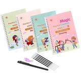 4pcs Sank Magic Books Set + 1 Water Magic Book Free