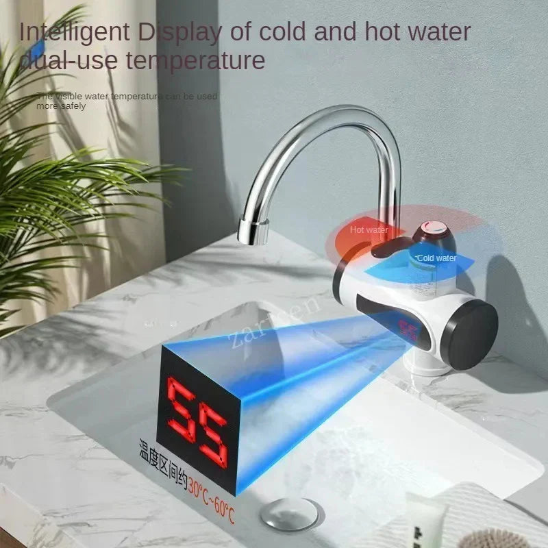 Instant Electric Water Heating Tap With LED - Avira Official Store 