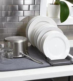 Dish Drying Mat Rack for Kitchen