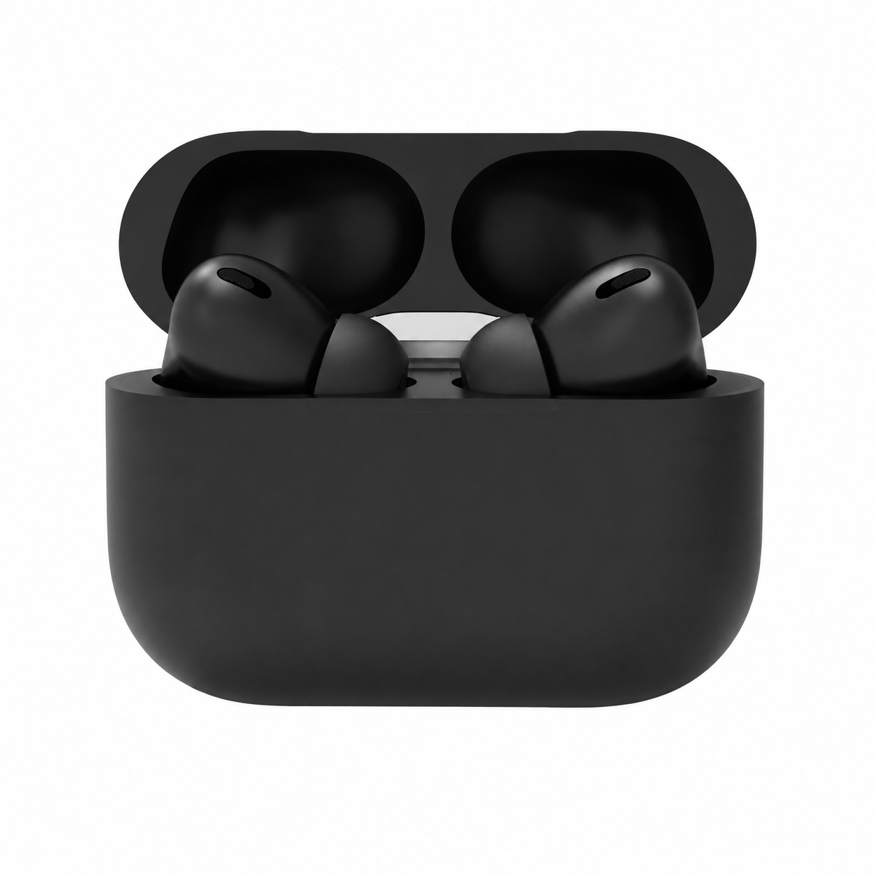 Avira AirPods Pro 2nd Gen wireless earbuds with charging case, sleek white design, and compact form factor.
